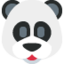 Panda emoji, Twitter / X design