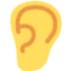 Ear emoji on Discord