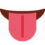 Tongue emoji, Twitter / X design