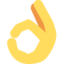 Ok Hand emoji, Twitter / X design