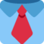 Necktie emoji, Twitter / X design