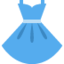 Dress emoji, Twitter / X design