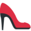 High-heeled Shoe emoji, Twitter / X design