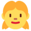Girl emoji, Twitter / X design