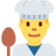 Man Cook emoji, Twitter / X design