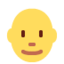 Man Bald emoji on Discord