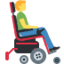 Man In Motorized Wheelchair Facing Right emoji