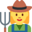Download Woman Farmer emoji, Twitter / X style