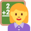 Download Woman Teacher emoji, Twitter / X style