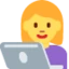 Woman Technologist emoji, Twitter / X design