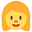 Woman emoji, Twitter / X design