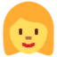 Woman emoji on Discord