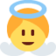 Baby Angel emoji, Twitter / X design