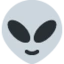 Alien emoji, Twitter / X design