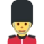 Man Guard emoji, Twitter / X design