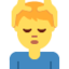Download Man Getting Massage emoji, Twitter / X style