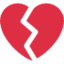 Broken Heart on Twitter / X