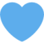 Blue Heart on Twitter / X