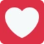 Heart Decoration emoji, Twitter / X design
