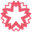 White Flower emoji, Twitter / X design