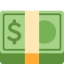 Dollar Banknote emoji, Twitter / X design