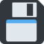 Floppy Disk emoji, Twitter / X design
