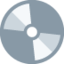 Optical Disk emoji, Twitter / X design