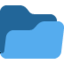 Open File Folder emoji, Twitter / X design