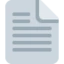 Page Facing Up emoji, Twitter / X design