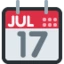 Tear-off Calendar emoji, Twitter / X design