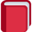 Download Closed Book emoji, Twitter / X style