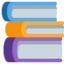 Books emoji, Twitter / X design
