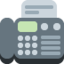 Fax Machine emoji, Twitter / X design