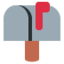 Download Closed Mailbox with Raised Flag emoji, Twitter / X style