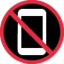 Download No Mobile Phones emoji, Twitter / X style