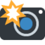 Download Camera with Flash emoji, Twitter / X style