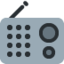 Download Radio emoji, Twitter / X style