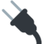 Electric Plug emoji, Twitter / X design