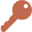 Key emoji, Twitter / X design