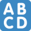 Input Latin Uppercase emoji, Twitter / X design