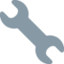 Wrench emoji, Twitter / X design
