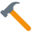 Hammer emoji, Twitter / X design