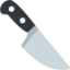 Download Kitchen Knife emoji, Twitter / X style