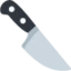 Kitchen Knife emoji, Twitter / X design
