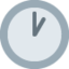 One O’clock emoji, Twitter / X design