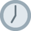 Seven O’clock emoji, Twitter / X design