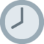 Eight O’clock emoji, Twitter / X design