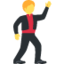 Man Dancing emoji, Twitter / X design