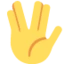 Vulcan Salute emoji on Discord