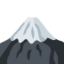 Download Mount Fuji emoji, Twitter / X style